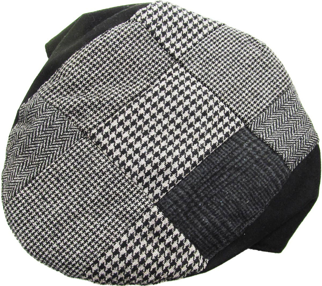 Multi Plaid Ascot: Grey