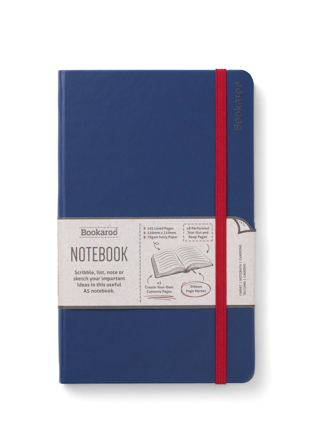 Bookaroo A5 Notebook: Purple