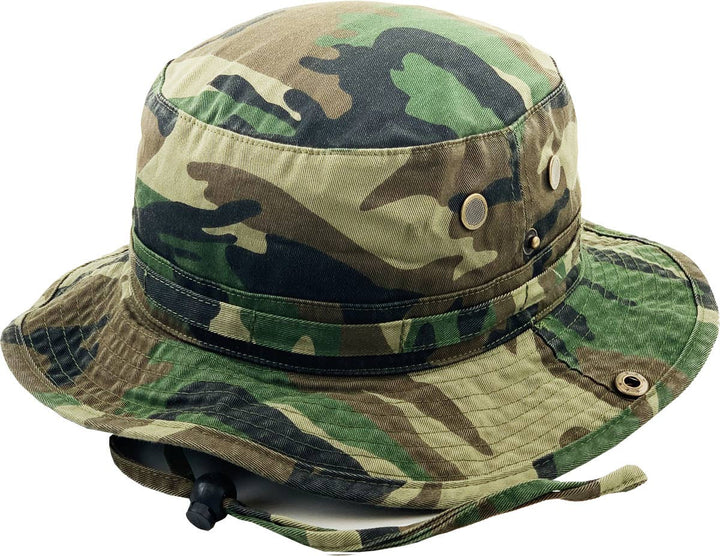 Solid Boonie Hat With String (Fitted): L/XL / KHK