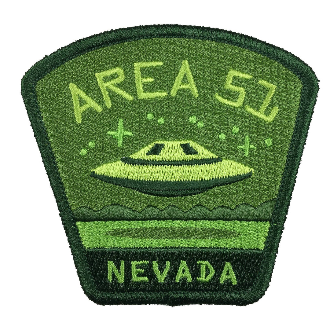 Area 51, Nevada UFO Travel Patch: Iron-on