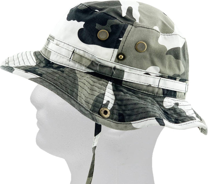 Solid Boonie Hat With String (Fitted): L/XL / KHK