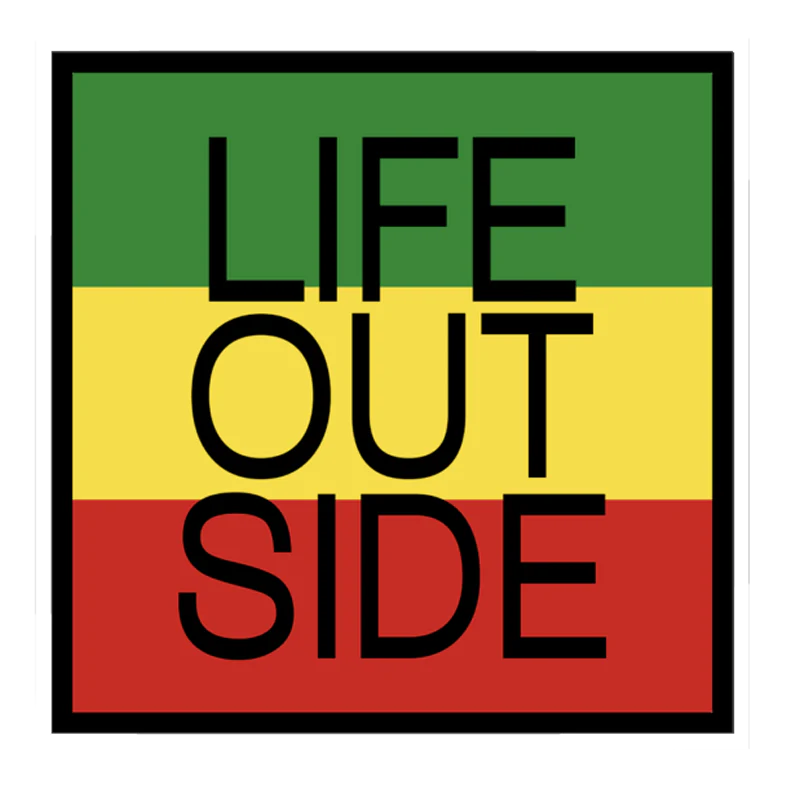 Rasta Life Outside Sticker