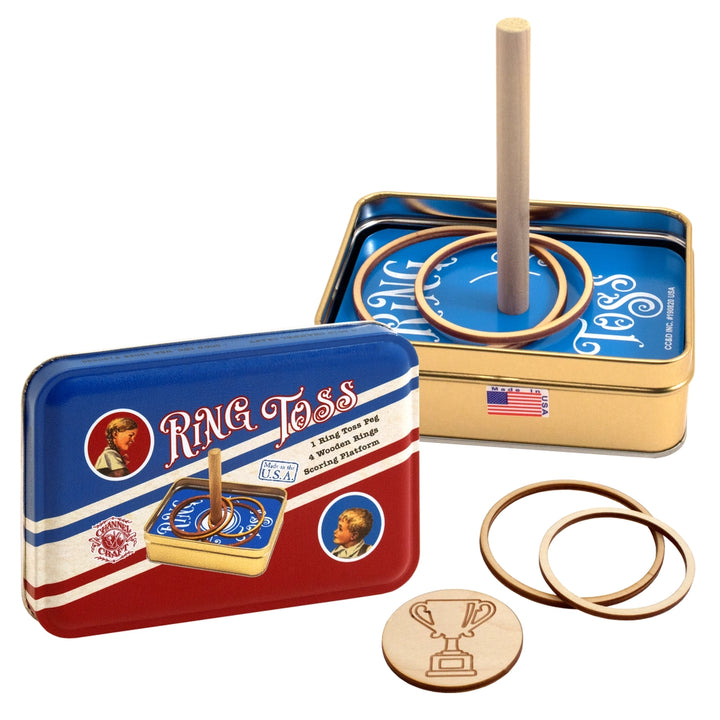 Ring Toss in a Classic Toy Tin