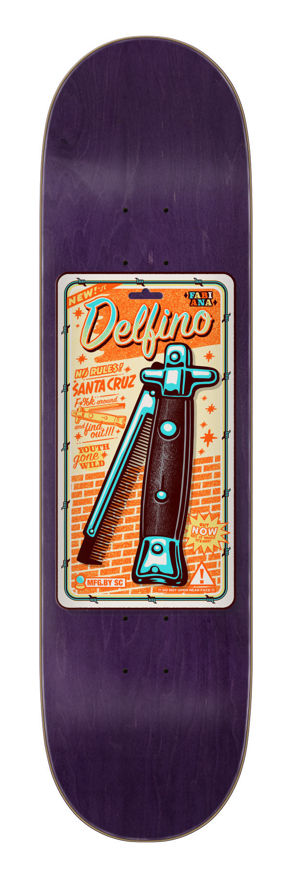 SC Delfino Switchblade Comb 8.25x31.6 Deck