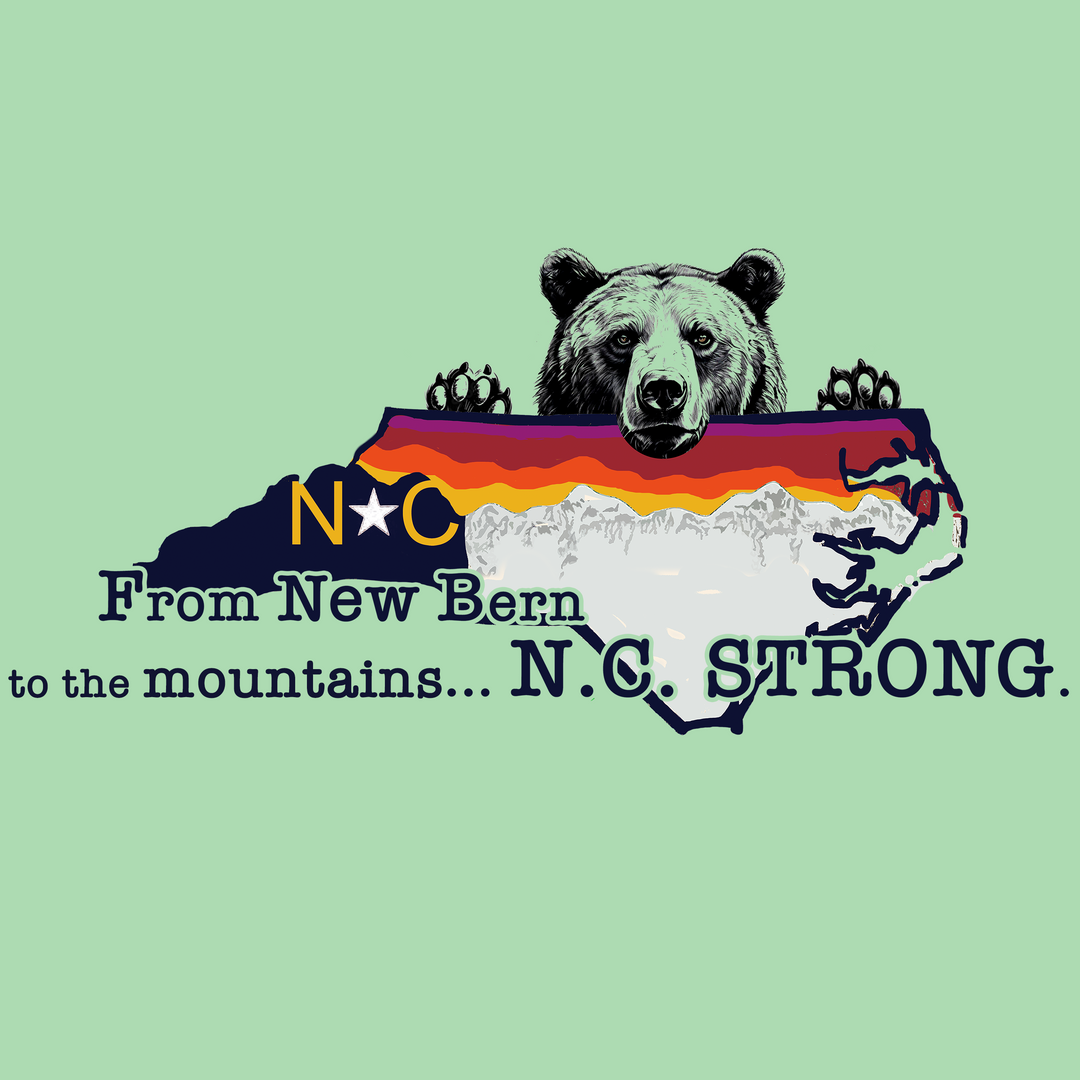 NC Strong New Bern to Mountains T-Shirt, S/S