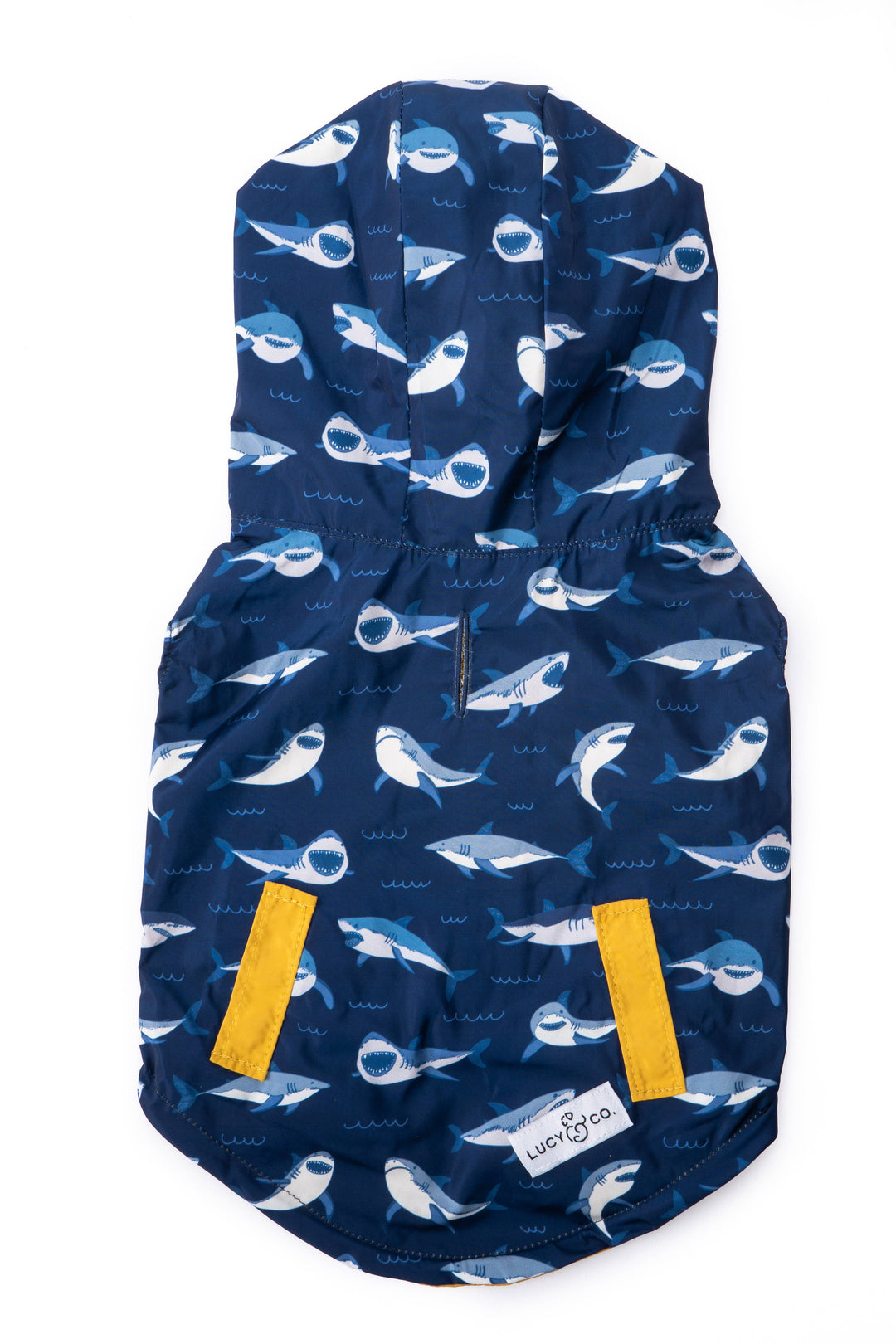 Shark Attack Reversible Raincoat: Medium