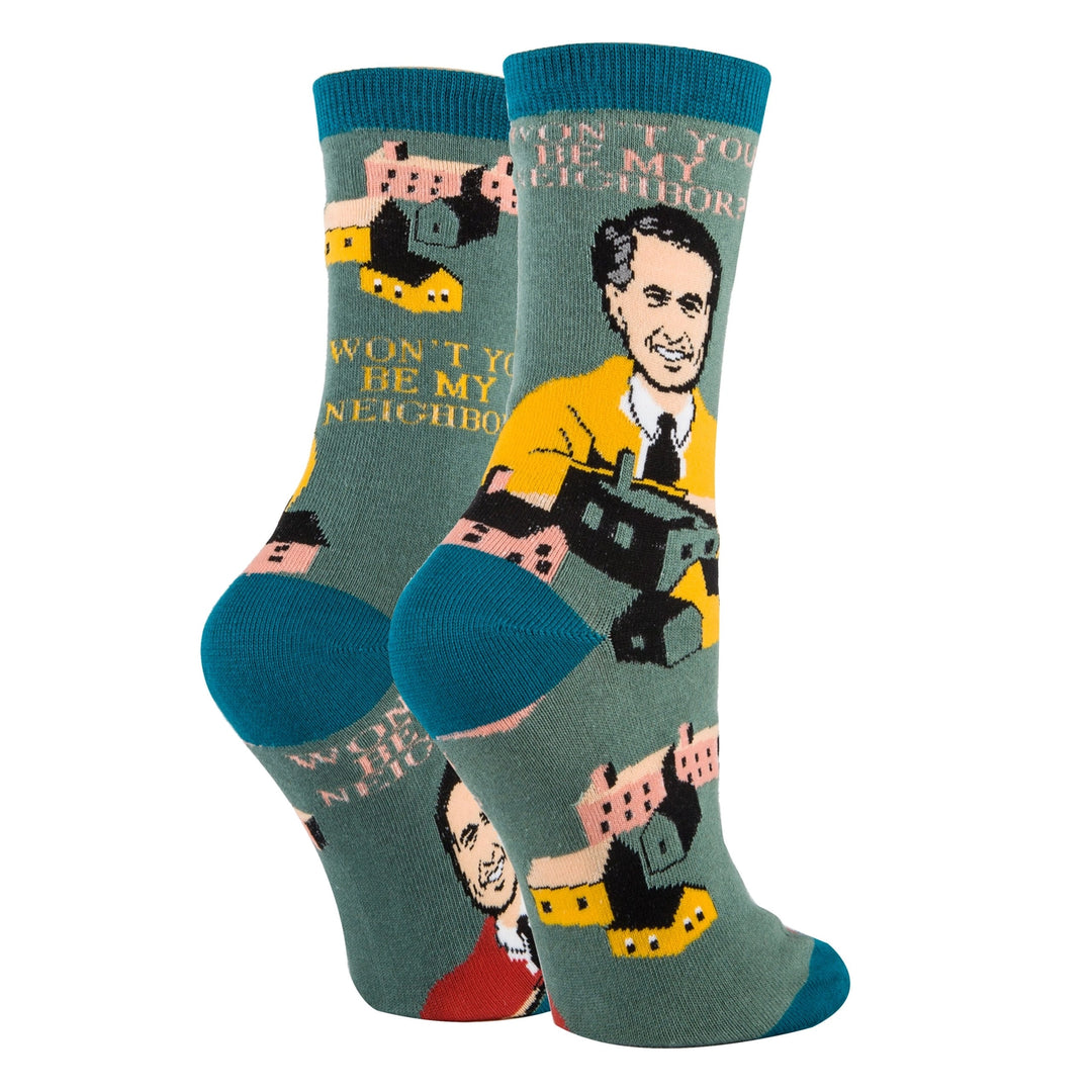 W's Be My Neighbor Cotten Crew Socks