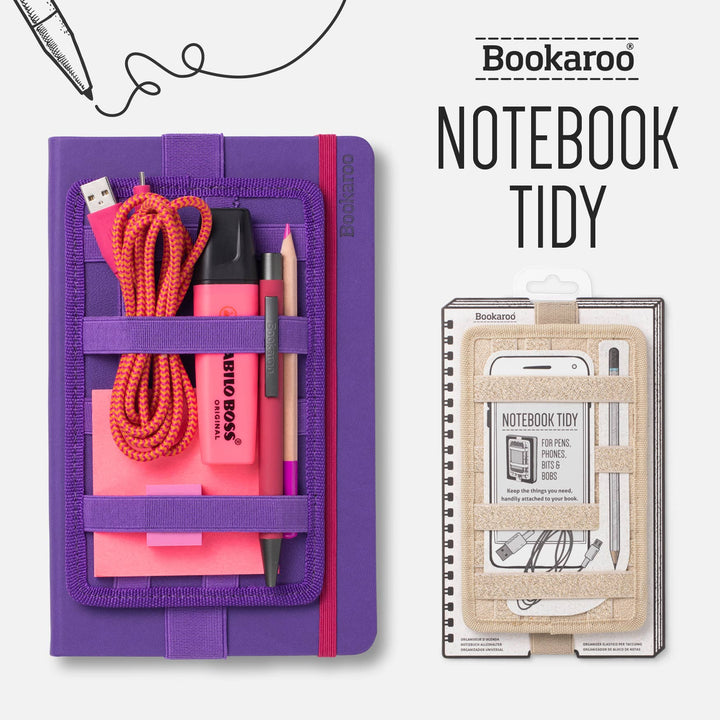 Bookaroo Notebook Tidy: Charcoal