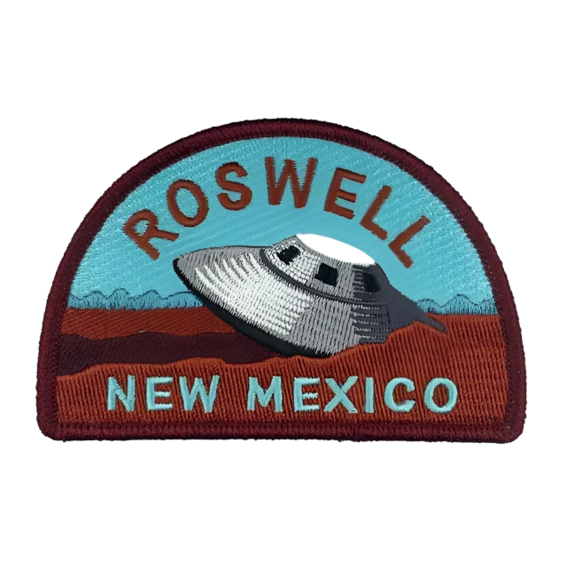 Roswell, New Mexico Travel Patch, Iron-on