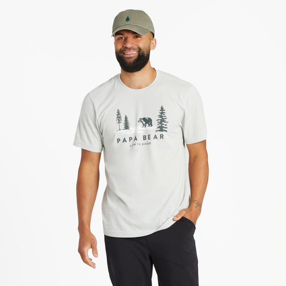 M's S/S Crusher Tee Scenic Papa Bear