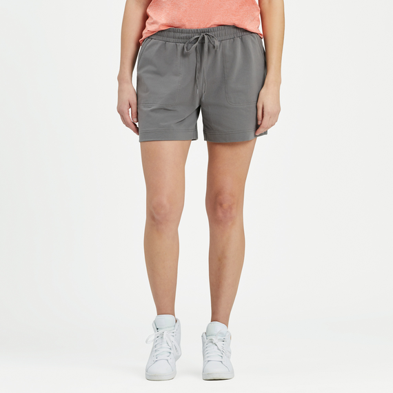 W'S SOLID CRUSHER-FLEX SHORTS