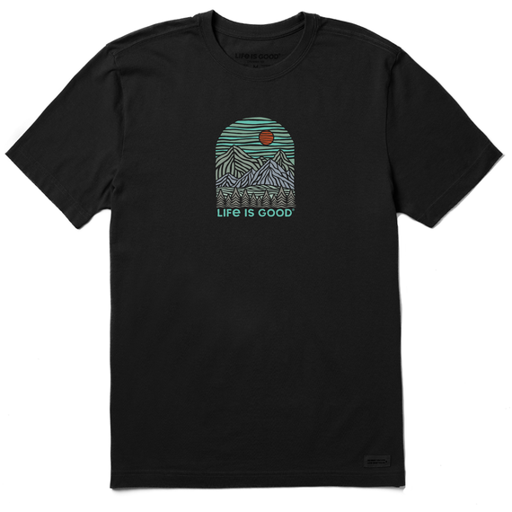 M's Woodblock Mountain Mini Crusher Tee