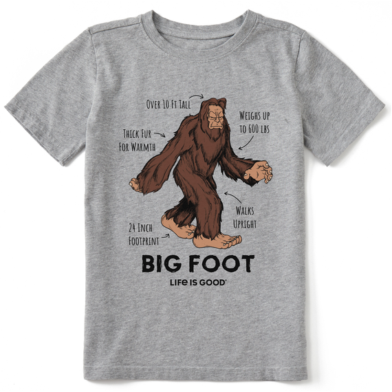 K's Big Foot Facts Crusher Tee