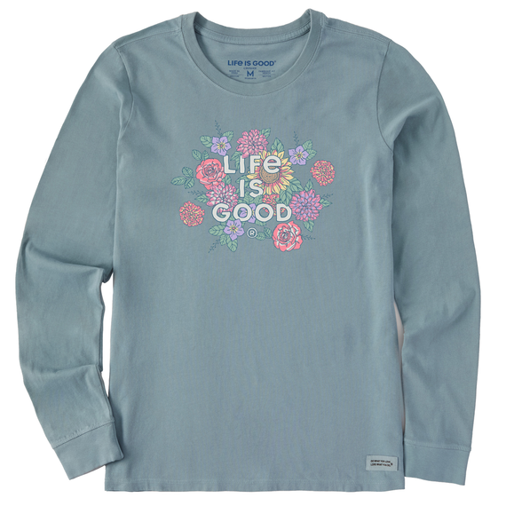 W's L/S Crusher Tee Florals LIG Stacked