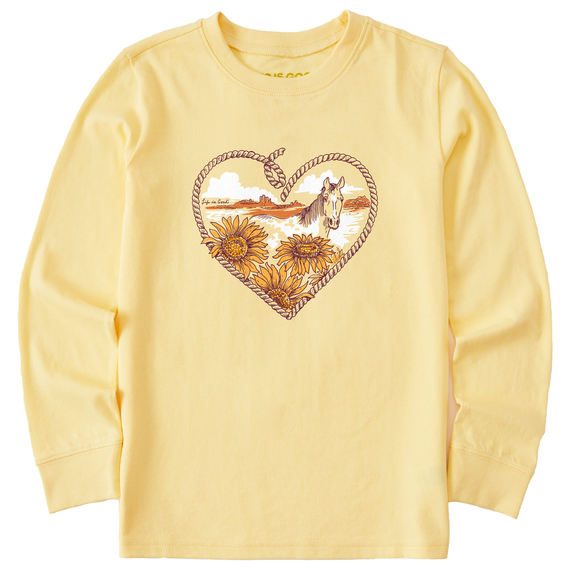 K's L/S Crusher Tee Roped Horse Heart