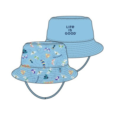 K'S FLYING BUGS PATTERN MADE IN THE SHADE BUCKET HAT