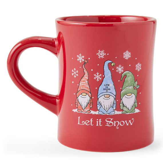 Diner Mug Let it Snow Gnomes