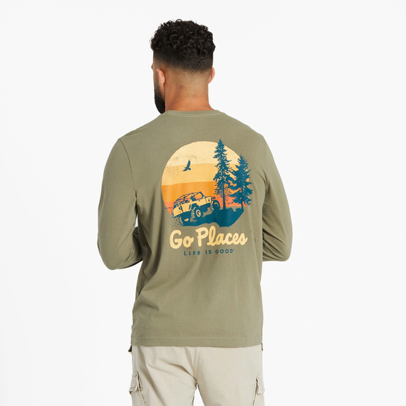 M's L/S Crusher Tee Go Places