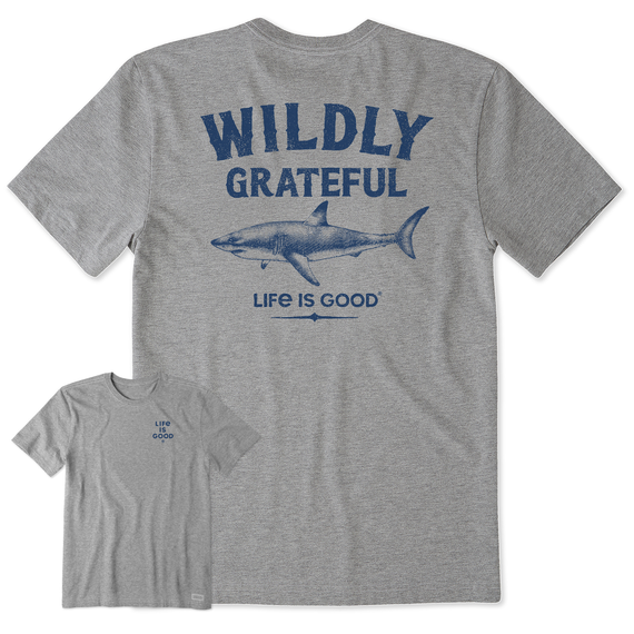 M's Crafty Wildly Grateful Shark S/S Tee