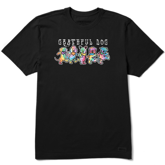 M's Tie Dye Grateful Dog Short Sleeve Tee