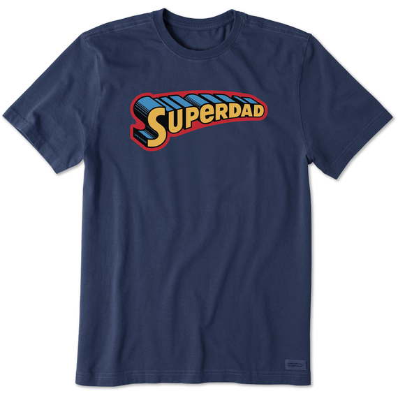 M'S SUPERDAD S/S CRUSHER TEE, DARKEST BLUE