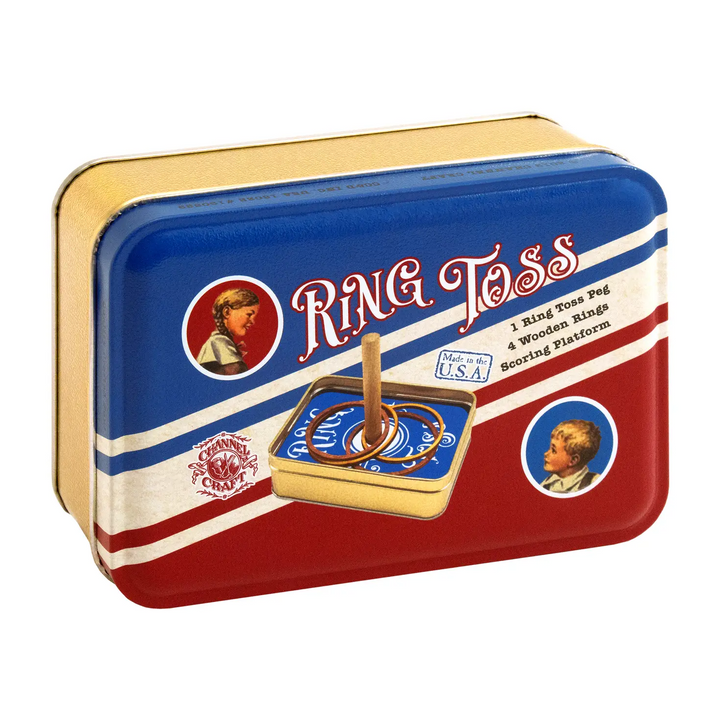 Ring Toss in a Classic Toy Tin