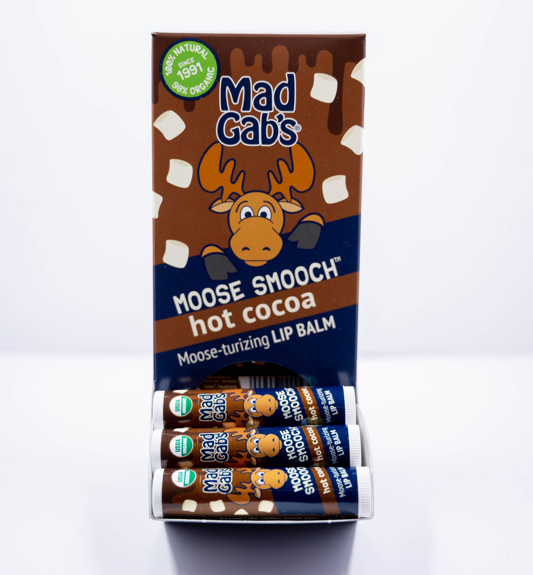 Organic Moose Smooch Hot Cocoa Lip Balm