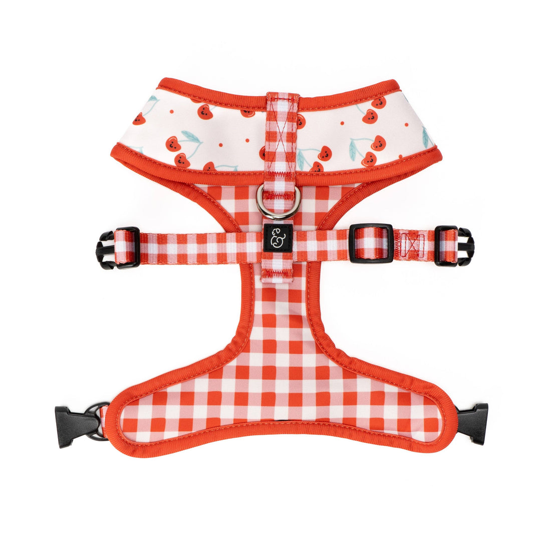 The Cheery Cherries Reversible Harness: Medium