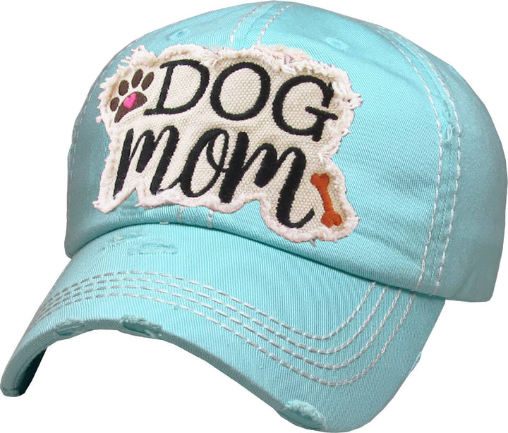 DOG MOM WASHED VINTAGE BALLCAP: HPK