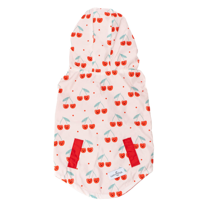 The Cheery Cherries Reversible Raincoat: X-Large