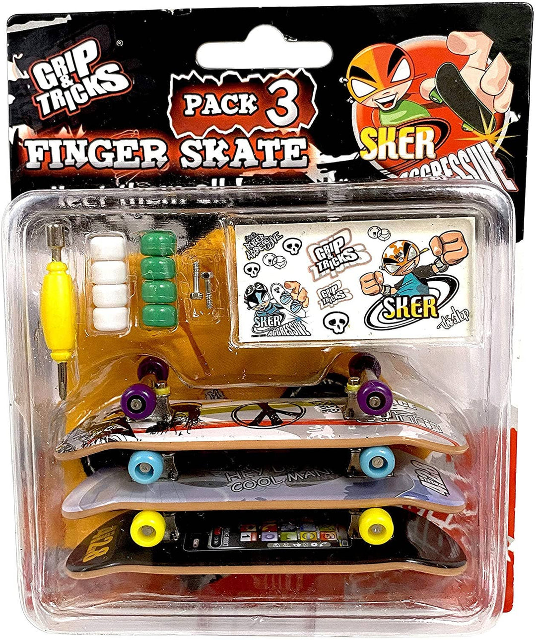 Grip and Tricks - Fingerboard Skateboard