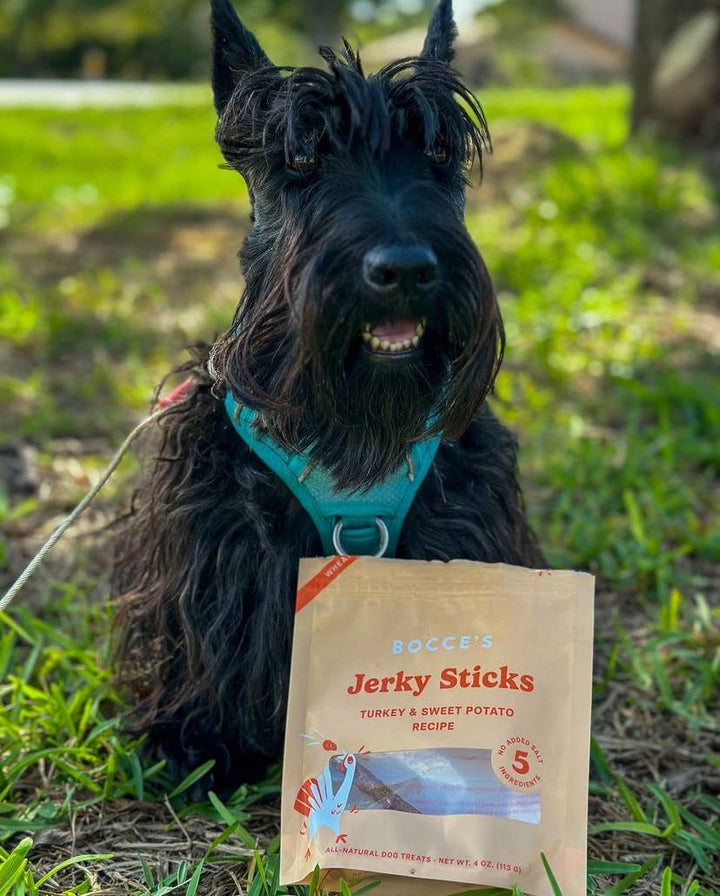 Bocce's Bakery Turkey Grazers Jerky Sticks Dog Treats 4oz