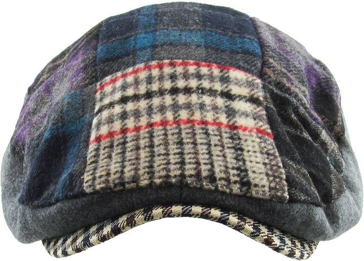 Multi Plaid Ascot: Grey