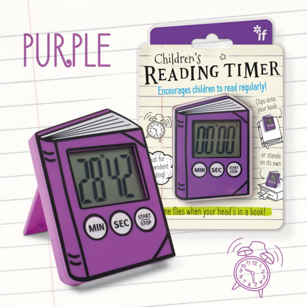 Children's Reading Timer: Blue