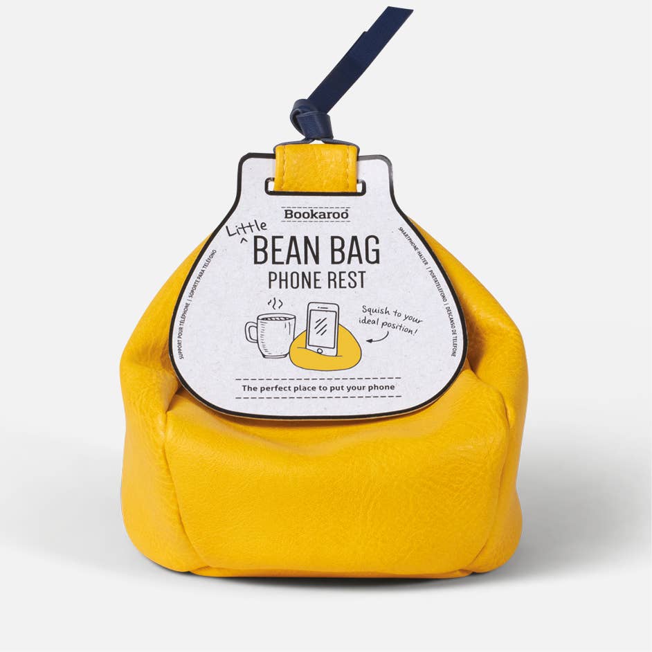 Little Bean Bag Phone Rest: Yellow