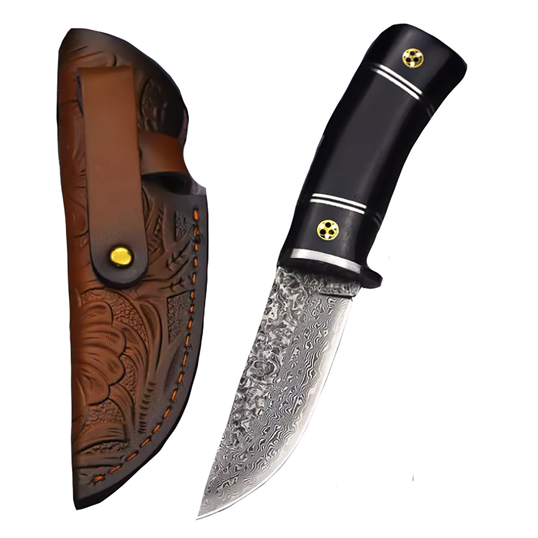 German Demascus Steel Hunting Knife