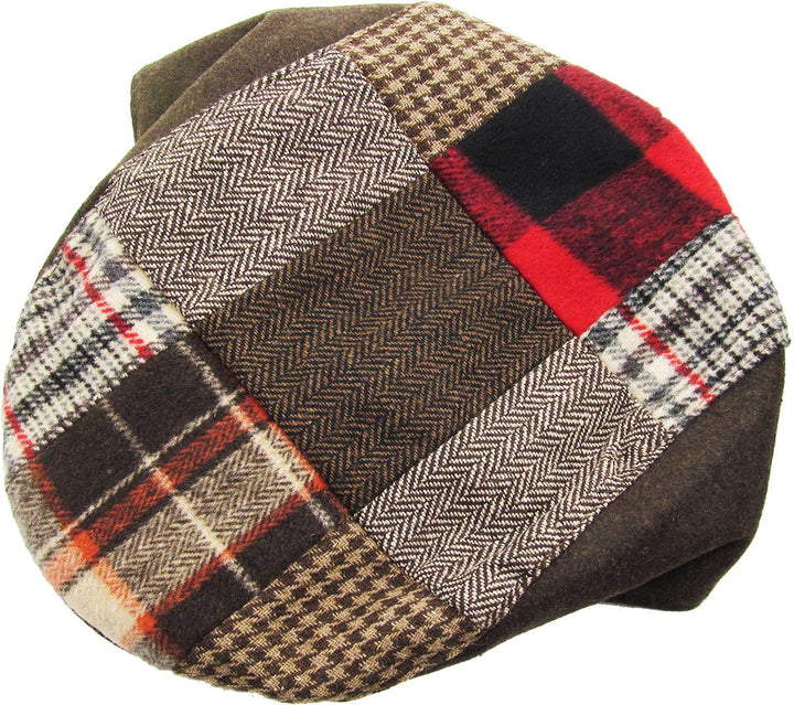 Multi Plaid Ascot: Grey