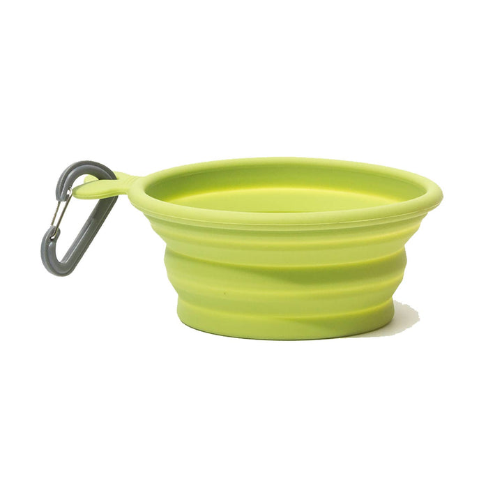 Messy Mutts Silicone Collapsible Bowl Green