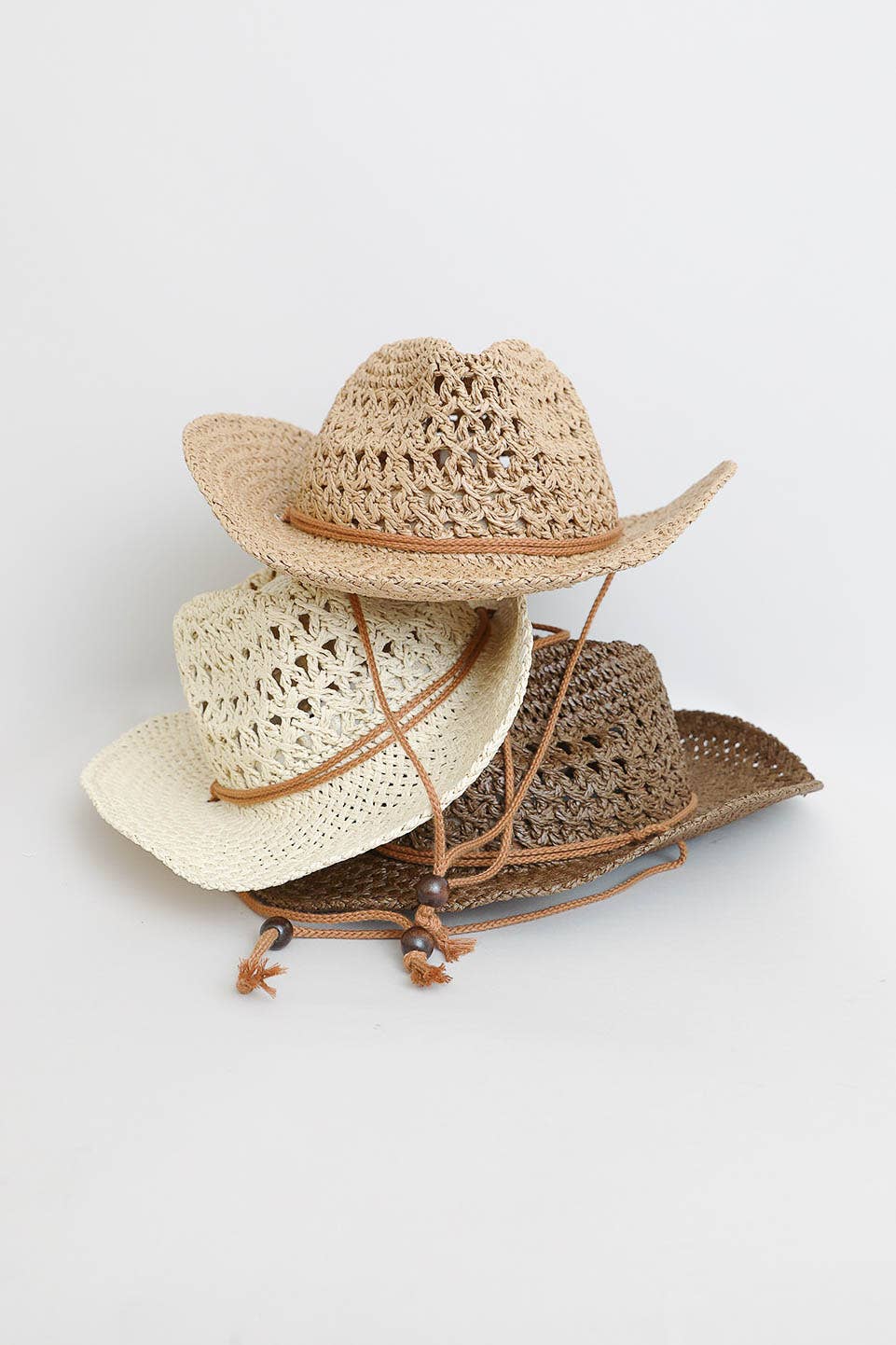 Basketweave Western Cowboy Hat 🤎: Cognac