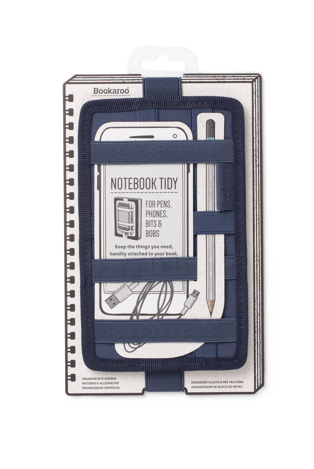 Bookaroo Notebook Tidy: Charcoal