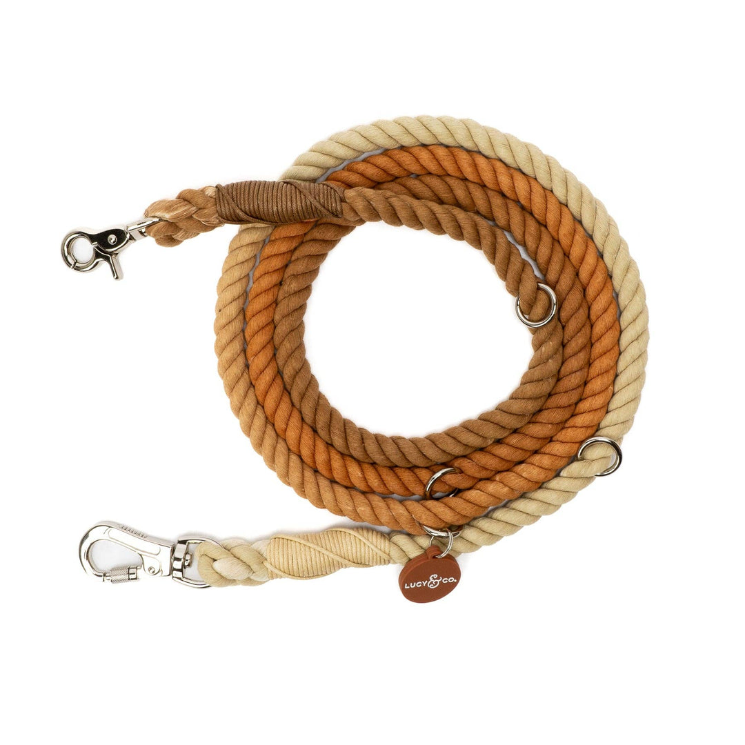 The Chocolate Meadows Hands-Free Rope Leash