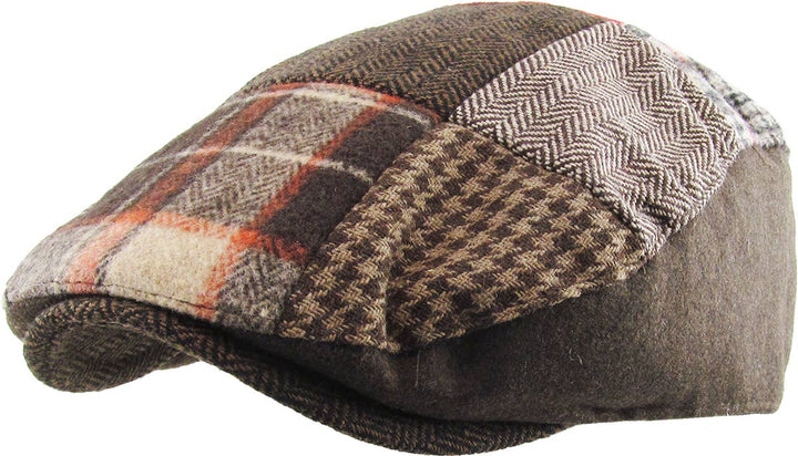 Multi Plaid Ascot: Grey