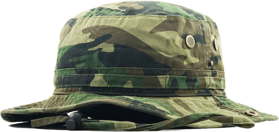 Solid Boonie Hat With String (Fitted): L/XL / KHK