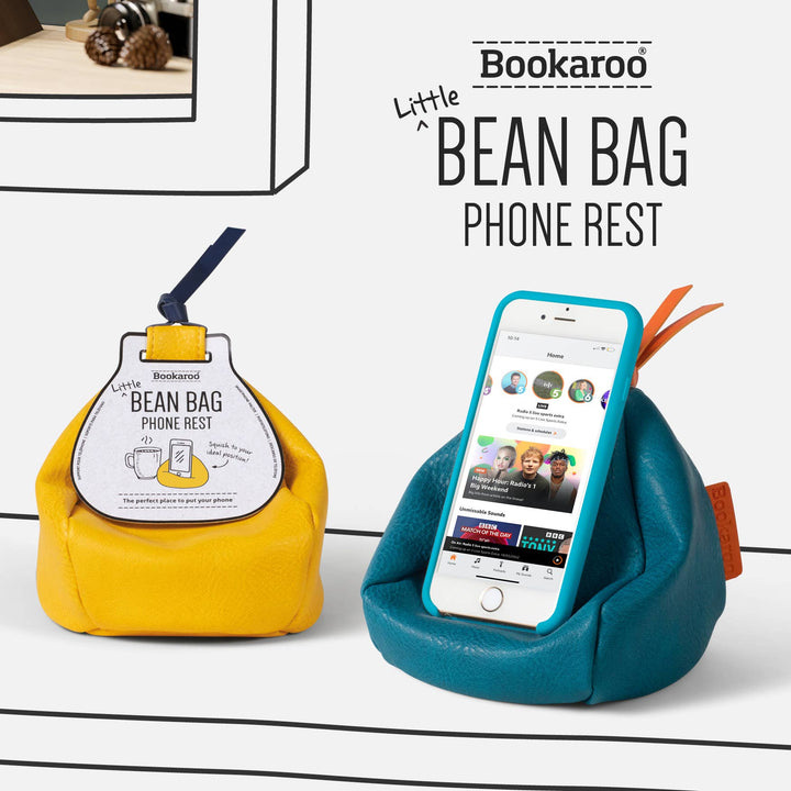 Little Bean Bag Phone Rest: Yellow