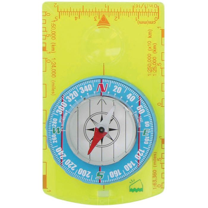 Hi Vis Deluxe Map Compass