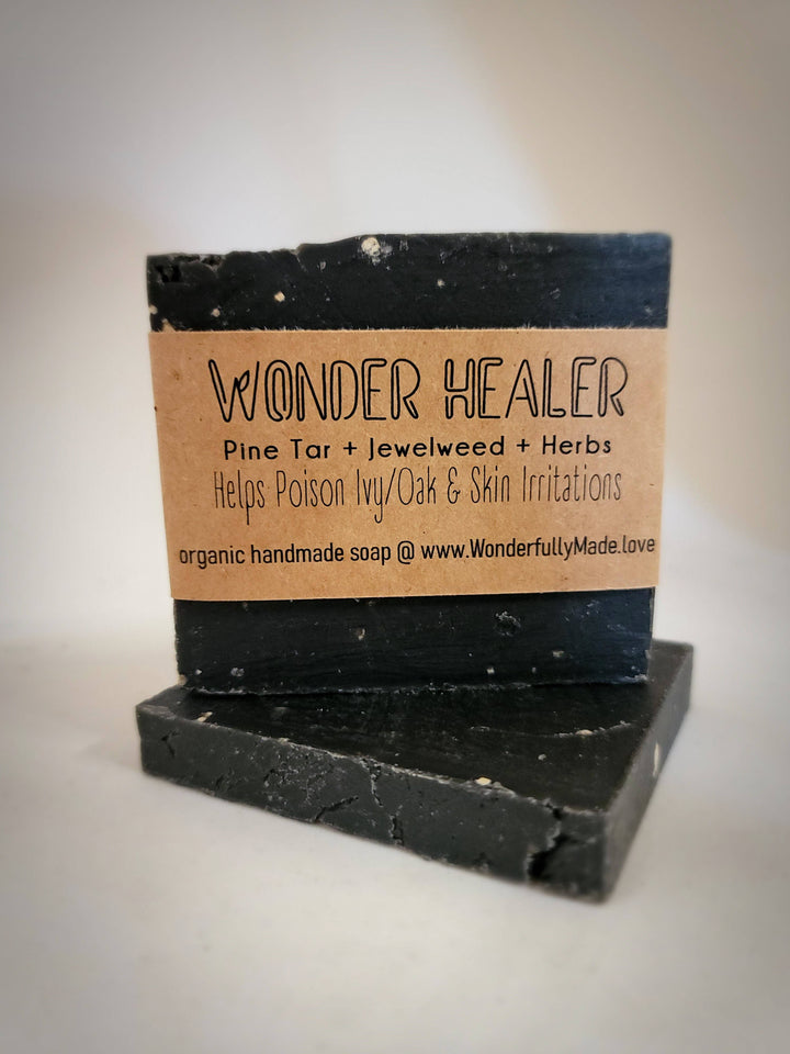 Wonder Healer Soap | Jewelweed Pine Tar| Poison Ivy Bug Bite