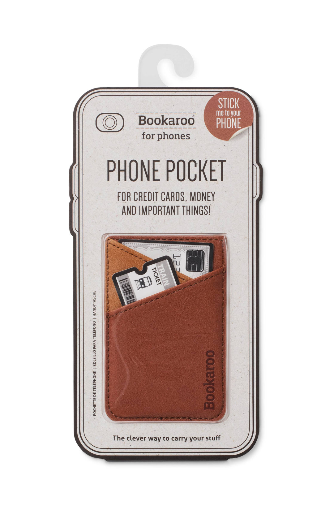 Bookaroo Phone Pocket: Black