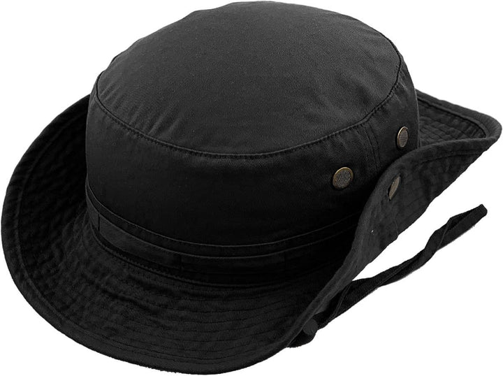 Solid Boonie Hat With String (Fitted): L/XL / KHK