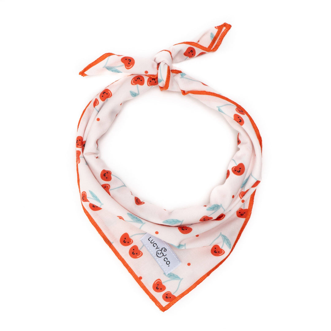 The Cheery Cherries Bandana: Large