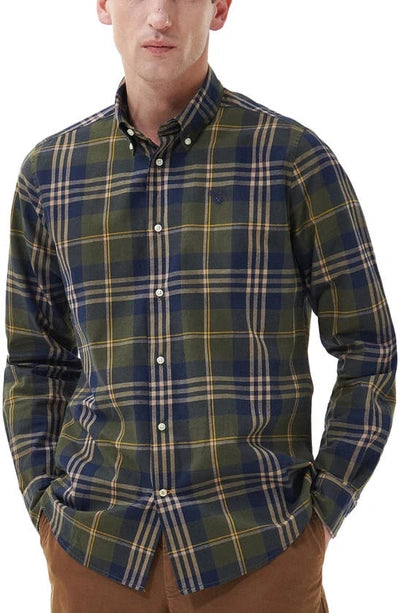 M's Barbour Edgar Tailored Checked Shirt